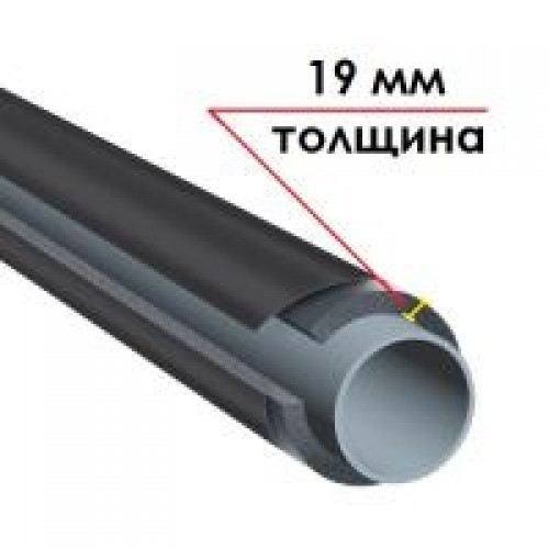 Трубка K-FLEX 19x114-1 ST IC CLAD BK