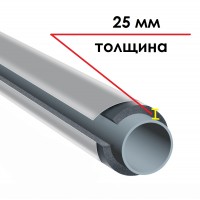 Трубка K-FLEX 25x042-1 ST IC CLAD SR
